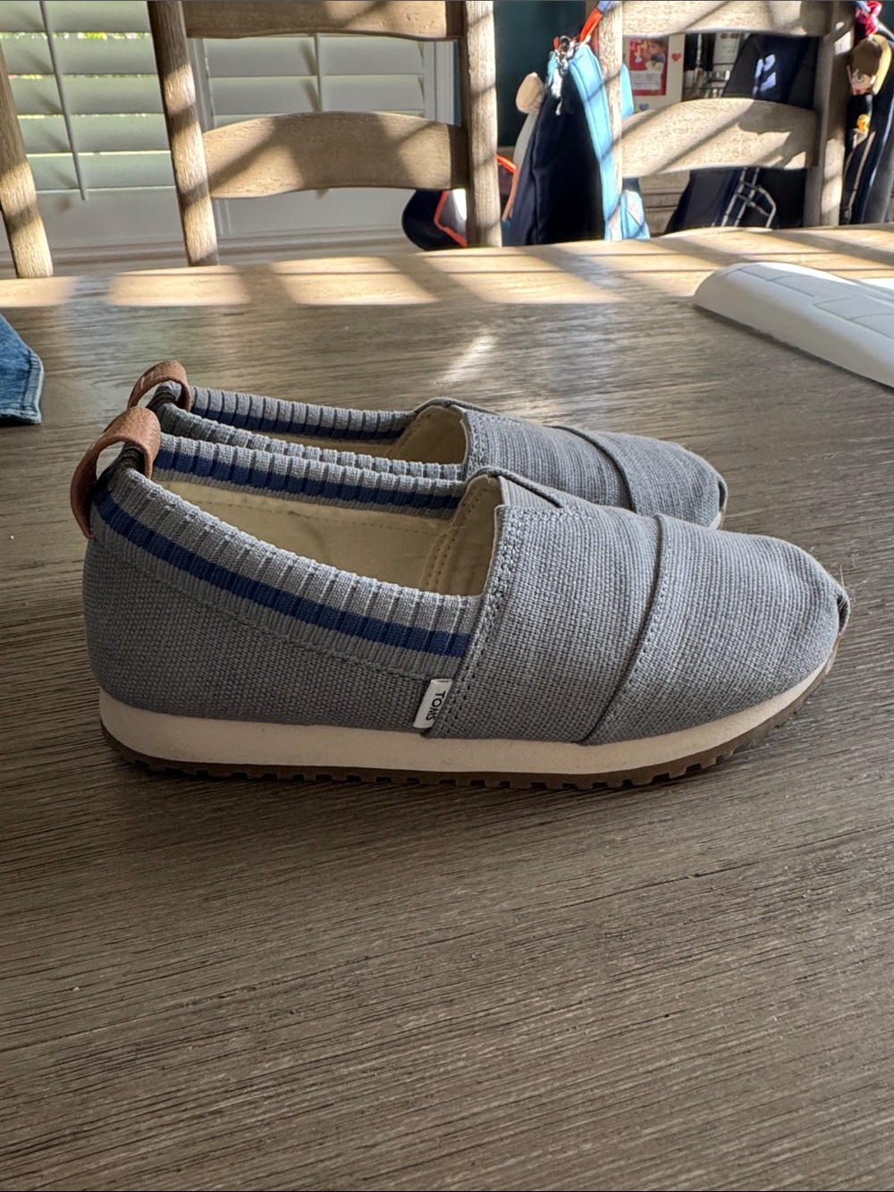 Toms Kids Gray Slip-On Shoes